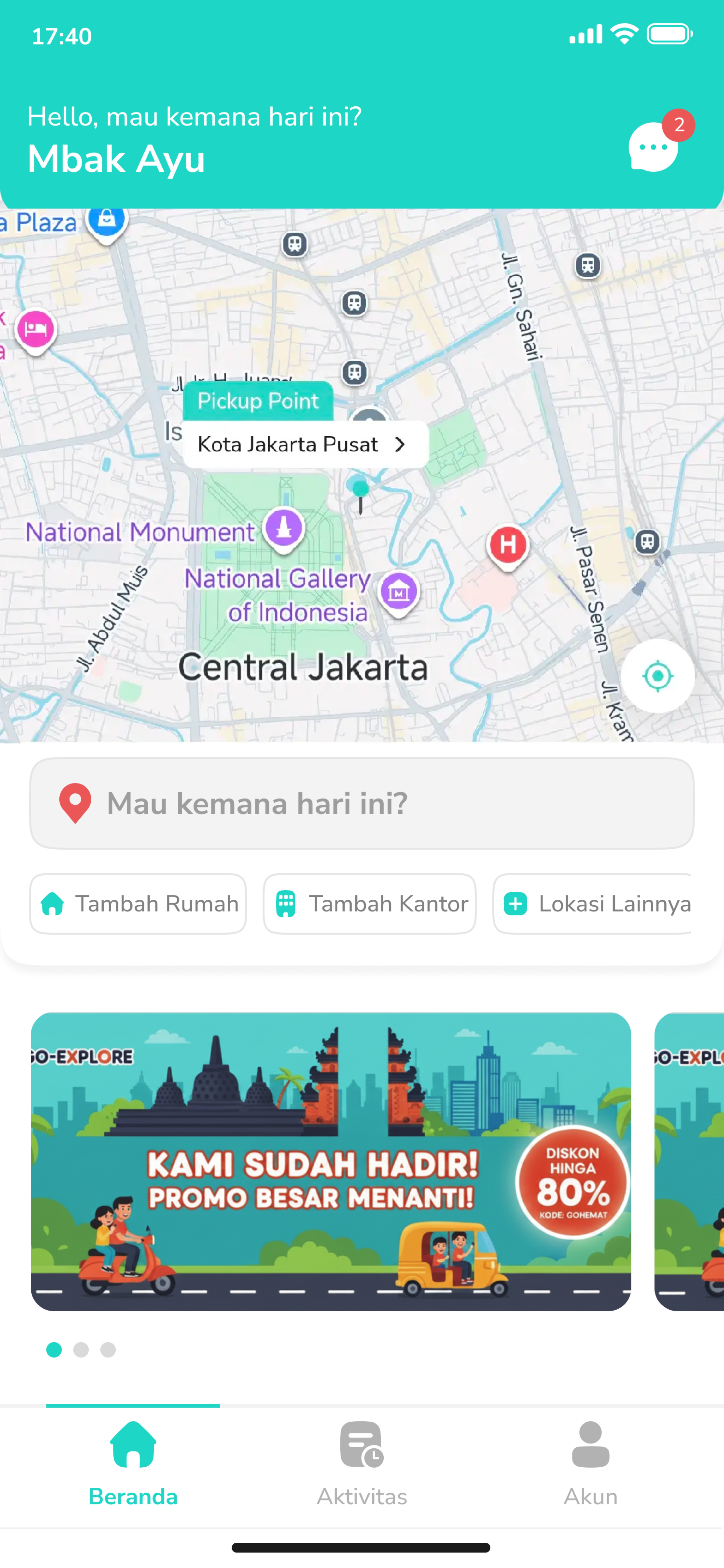 Aplikasi Penumpang MOVA